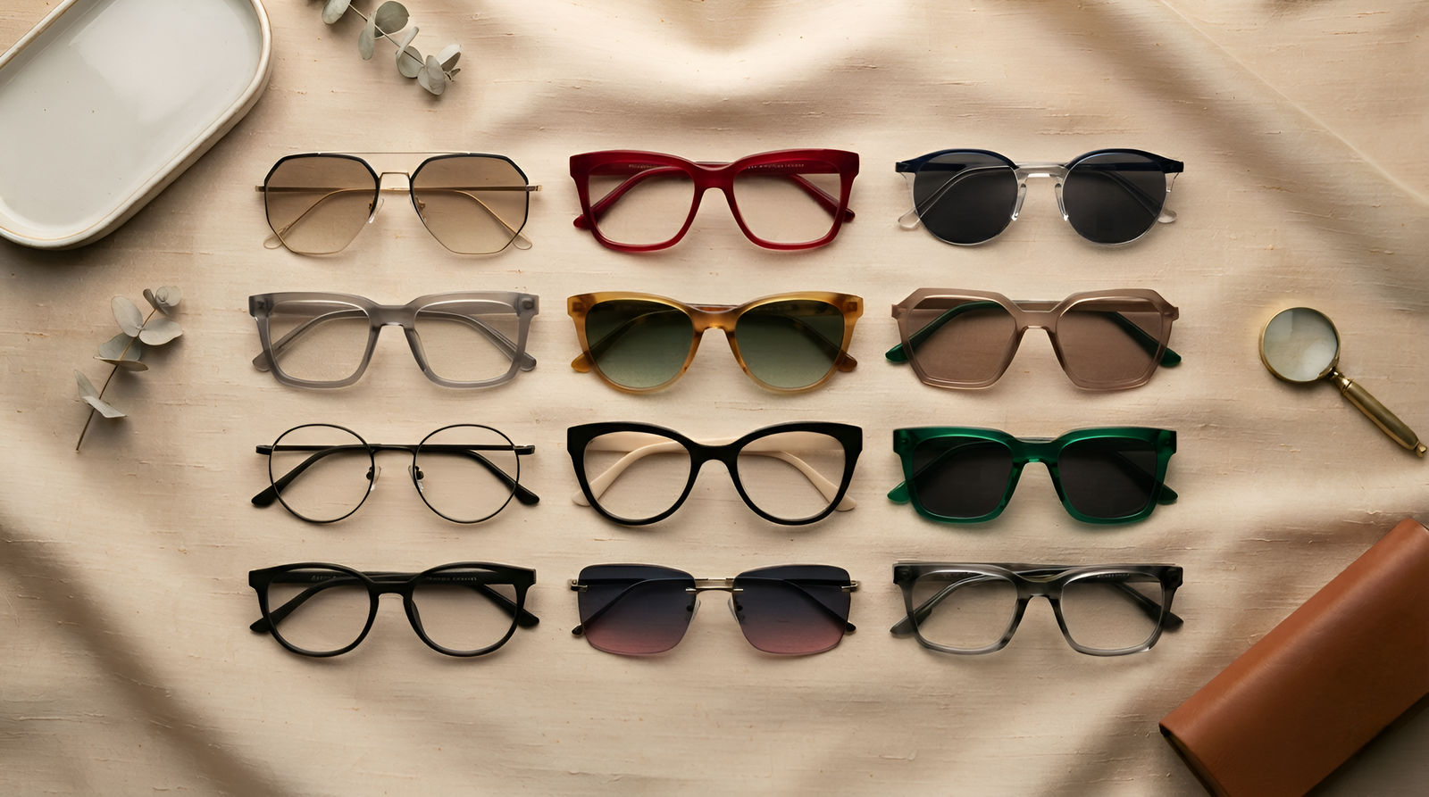 Multiple different styles of spectacles